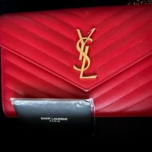 COPY - COPY - COPY - YSL Yves Saint Laurent Handbag Red.